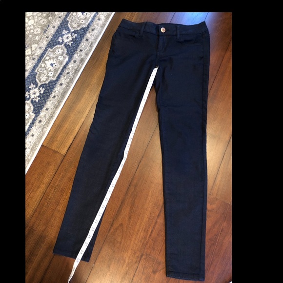 Ladies American Eagle SATEEN Jeggings Indigo - Picture 6 of 8
